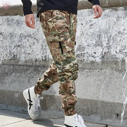 Mege Brand Men Fashion Streetwear Casual Camouflage Jogger Pants Tactical Military Trousers Men Cargo Pants for Droppshipping - Lamiiche