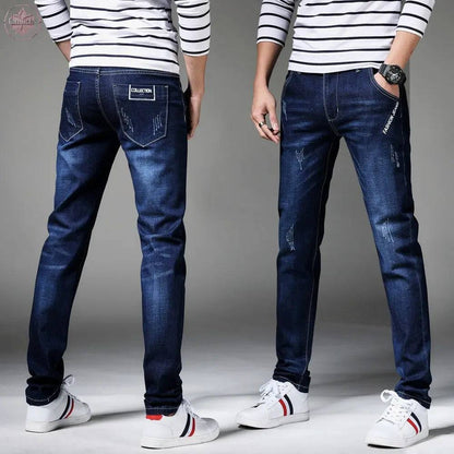 Denim Skinny Jeans Distressed Men Spring Autumn Clothing Good Quality - Lamiiche