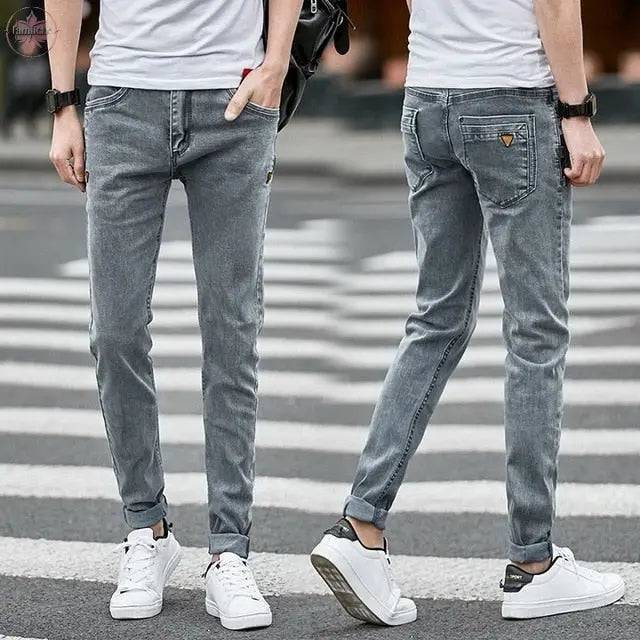 Denim Skinny Jeans Distressed Men Spring Autumn Clothing Good Quality - Lamiiche