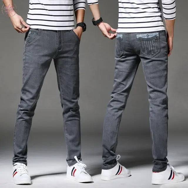 Denim Skinny Jeans Distressed Men Spring Autumn Clothing Good Quality - Lamiiche