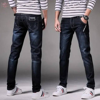 Denim Skinny Jeans Distressed Men Spring Autumn Clothing Good Quality - Lamiiche