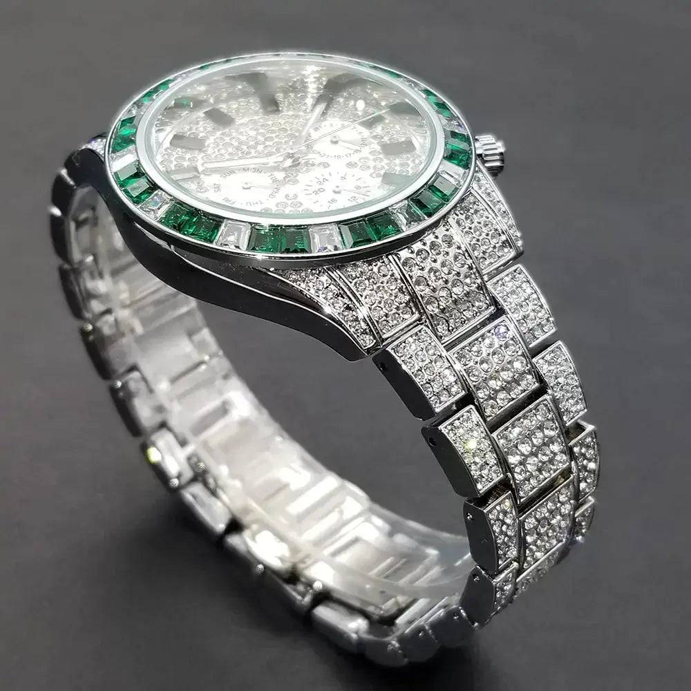 Diamond Calendar Watches - Lamiiche