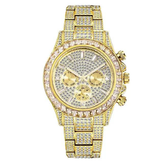 Diamond Calendar Watches - Lamiiche