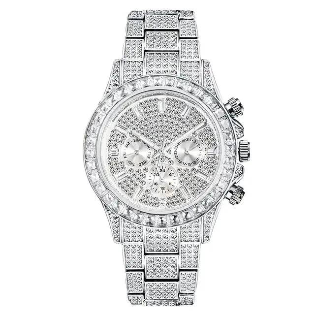 Diamond Calendar Watches - Lamiiche