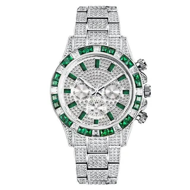 Diamond Calendar Watches - Lamiiche