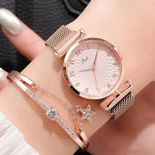 Luxury Magnetic Quartz Bracelet Watches - Lamiiche