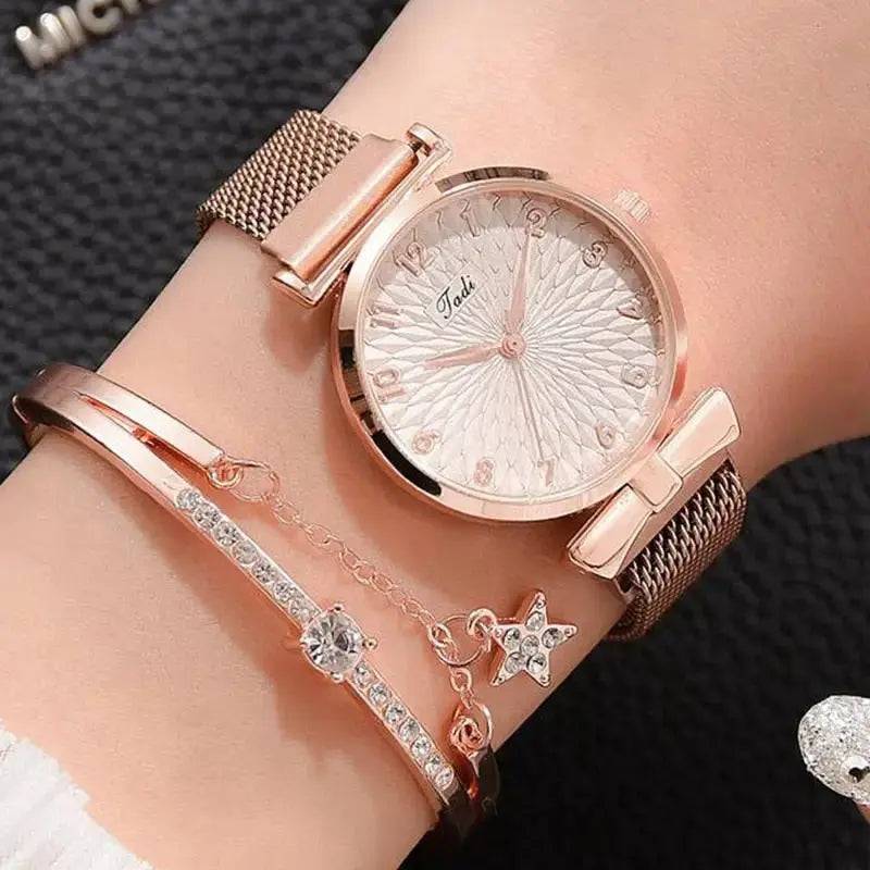 Luxury Magnetic Quartz Bracelet Watches - Lamiiche