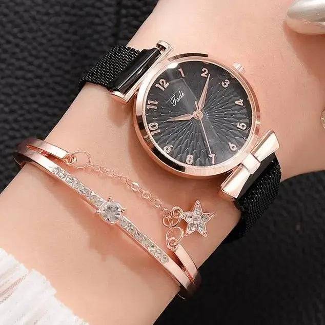 Luxury Magnetic Quartz Bracelet Watches - Lamiiche