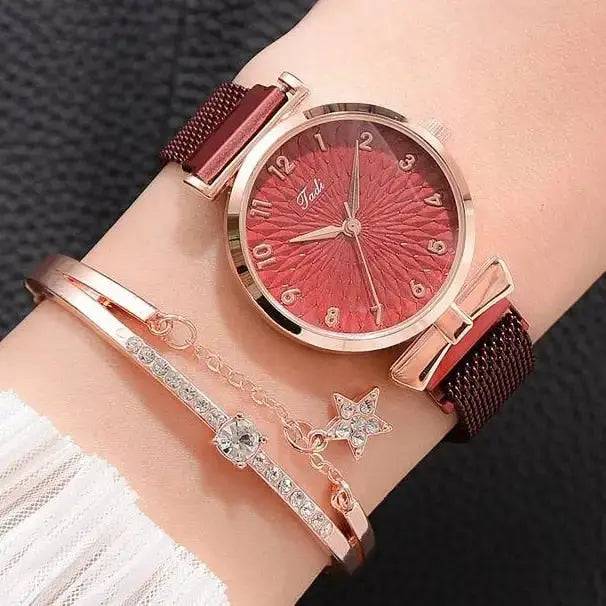 Luxury Magnetic Quartz Bracelet Watches - Lamiiche