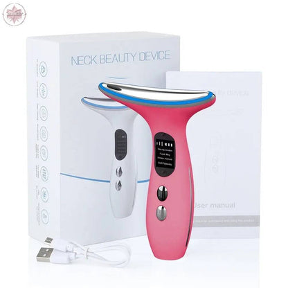 Color light microcurrent constant temperature neck beauty instrument neck and facial beauty instrument - Lamiiche