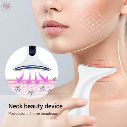 Color light microcurrent constant temperature neck beauty instrument neck and facial beauty instrument - Lamiiche