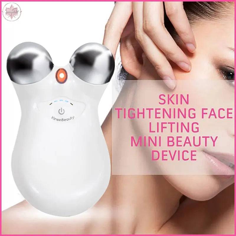 Face Micro Current Household Beauty Instrument Micro Current Second-Generation Beauty Instrument Roller Instrument 3D Lifting And Tightening Facial Beauty Instrument - Lamiiche