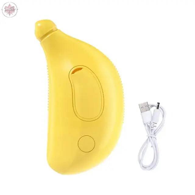 Grooming Brush for Pets Multifunctional Pet Grooming Tool Banana Shape Steamy Cat Brush for Hair Removal Grooming Pet for Pets - Lamiiche