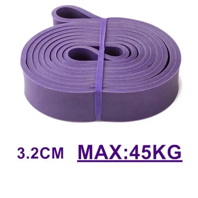 Tough Latex Resistance Band Elastic Exercise Strength Pull-Ups Auxiliary Band Pilates Gym Fitness Equipment Strengthening Train - Lamiiche