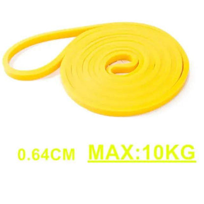 Tough Latex Resistance Band Elastic Exercise Strength Pull-Ups Auxiliary Band Pilates Gym Fitness Equipment Strengthening Train - Lamiiche